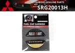 Mitsubishi Genuine Fuel Cap Garnish Ralliart High Octane Gasoline Petrol. Fixed Price $39.99.
