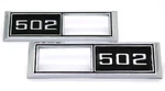 New 502 Front Side Marker Light Fender Emblem Set Bezel Pair L&r / Made-in-usa. Fixed Price $129.99.