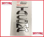 2016-2023 Toyota Tacoma Raised Chrome Tailgate Emblems Insert Genuine Oem New. Fixed Price $56.90.