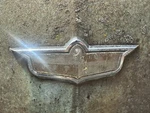 1953-1954 Desoto Powermaster Hood Ornament Emblem Chrome Bezel Trim 1456508 Nos. Fixed Price $65.00.