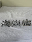 1969 7O Ford Mercury Marquis Emblem Logo 27882 Silver Set 3 C9MB65517A56-A. Fixed Price $20.00.