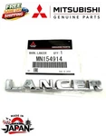 New Genuine Oem Mitsubishi Chrome Mark "lancer" Nameplate Emblem MN154914. Fixed Price $22.95.