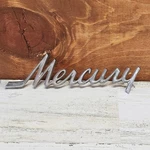 Oem Ford 1971 1972 Mercury Script Emblem Name Plate C7WB-16098-A. Fixed Price $24.99.