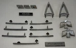 1967-69 Pontiac Firebird Lot Of Metal Emblems Oem Fender Hood Door Original. Fixed Price $155.00.