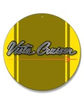 Oldsmobile Vista Cruiser Emblem 1964 - 1969 Aluminum Round Sign Made Usa 14 Colo. Fixed Price $27.85.
