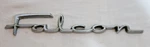 1962 Ford Falcon Fender Emblem C8DB-6242528-A Script Classic Coupe Sedan 10 1/8". Fixed Price $28.95.