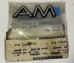 1994 Pontiac Grand "am" Front Door Emblem Nameplate Oem #22570096 Gm Genuine. Fixed Price $20.00.