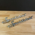 X Amc Hornet Sportabout Side Emblem Badges Original Oem # 3632970. Fixed Price $119.00.