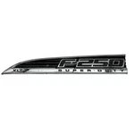 2011 2012 2013 2014 2015 2016 Ford F250 Xlt Emblem Oem Left Side Lh Chrome Black. Fixed Price $79.00.