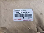 90975-02126 Genuine Lexus Emblem, Symbol. Fixed Price $150.00.