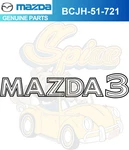 2019-2022 MAZDA3 Deck Lid Emblem Nameplate Ornament BCJH-51-721. Fixed Price $25.38.