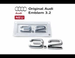 Audi Genuine 3.2 Rear Lettering Emblem Logo Chrome - 8P0853743D 2ZZ. Fixed Price $23.09.