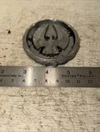 Oem 3796049 Mopar 1975 Chrysler Imperial Lebaron Trunk Lock Cover Medallion. Fixed Price $24.80.
