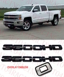 Gloss Black Overlay Emblem Nameplate 3500HD Door For Chevy Silverado Gmc Sierra. Fixed Price $30.98.