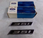 Emblems, Ornaments, Fender, Pair, 1969/70 Mustang, Nos. Fixed Price $99.00.