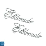 1971-1976 Cadillac Eldorado Script Fender Emblem (3 Post) Pair New. Fixed Price $65.99.