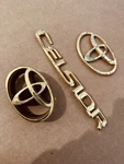Toyota Lexus Gold LS430 LS400 UCF30 UCF31 Celsior Rear & Front Emblem Badge Oem. Fixed Price $165.00.