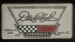 Dale Earnhardt Chevrolet Dealer Metal License Plate Tag Jr. New + Corvette Card. Fixed Price $27.95.