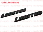 Toyota 4RUNNER, Tundra, Tacoma Limited Black Overlay 00016-35072-05 Genuine. Fixed Price $30.88.