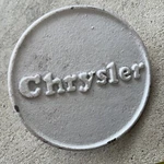Chrysler Emblem 1940'S 1950'S Cast Iron Plate Car Truck 1070831 Vintage. Fixed Price $30.00.