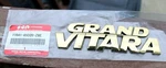1999 2000 2001 2002 2003 2004 Suzuki Grand Vitara Gold Emblem Name Plate Oem. Fixed Price $39.99.