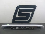 2002 Acura Mdx Rear Tailgate Upper License Plate Trim Garnish (SILVER-NH638M). Fixed Price $31.91.