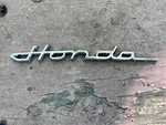 Emblem Old Vintage Script Badge Classic Decal Chrome Logo Auto Moto For Honda. Fixed Price $19.99.