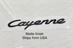 Porsche Cayenne Rear Trunk Emblem In Matte Black 2011-2023. Fixed Price $74.00.