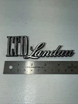 Vintage Ford D6AB-16B114-AA 1976-1978 Ltd Landau Front Fender Chrome Emblem. Fixed Price $33.06.