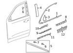 Gm # 23400376 " Black L/r Side Door Denali Emblem * New Oe. Fixed Price $20.50.