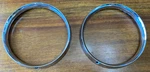 Vintage Gm 1962 Oldsmobile Headlight Bezels Chrome 98 Starfire Delta 88. Fixed Price $39.99.