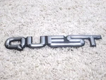 1993 1998 Nissan Quest Oem Rear Hatch Lid Emblem / Badge F3XA-1243829-AB #2F-5. Fixed Price $8.00.