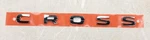 New Oem Mitsubishi "cross" Chrome Liftgate Badge 7415A822 Eclipse 22-25. Fixed Price $49.95.