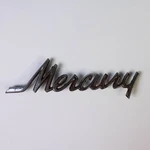 1967 Mercury Cougar Fender Extension Chrome Emblem Nice Original C7WB-16098-A. Fixed Price $49.99.