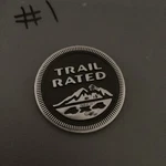 Jeep Trail Rated 4X4 Emblem Liberty Oem Metal 68276251AA Mopar. Fixed Price $10.00.