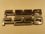 1987 91 Ford F-250 Truck Emblems Oem E8TB-16B114-BA 88 89 90. Fixed Price $39.99.