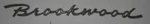 1958 - 1959 Chevrolet Brookwood Wagon 4727981 Rear Door Emblem Script Used Orig. Fixed Price $85.00.