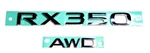 23-24 New Lexus RX350 Emblem Rear Trunk Liftgate Chrome 2023 2024. Fixed Price $71.20.