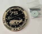 Porsche 75 Years Jahre Ferry Grill Badge W/mounting Hardware Original Reu. Fixed Price $229.99.