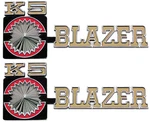 Oer Front Fender "K5 Blazer" Emblem Set For 1975-1980 Chevy Models. Fixed Price $119.98.