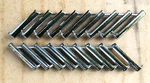Ford Thunderbird 1955-57 Pair Of Fender L/r Hash Mark Chrome Metal Emblems (2). Fixed Price $49.99.