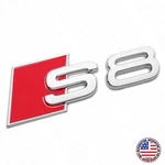 Audi S8 Oem Chrome Rear Letter Tail Nameplate Trunk Emblem Badge Sport Sline. Fixed Price $19.99.