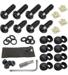 42X Anti Theft License Plate Screws Stainless Steel Bolts Caps Car Fasteners Kit. Fixed Price $6.75.