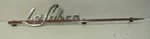 Rare Vintage Buick Sabre Emblem Script Badge Trim Red Metal 1960. Fixed Price $105.00.