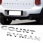 Chrome Countryman Tailgate 3D Rear Trunk Emblem Badge For Mini Cooper R60 F60. Fixed Price $31.99.