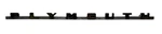 New Old Stock Glove Box Nameplate For 1949-52 Plymouth Models #1249248. Fixed Price $115.00.