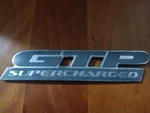 Door Emblem For 1997-00 Pontiac Grand Prix "gtp Supercharged". Fixed Price $8.99.