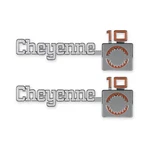 Holley Classic Trucks 04-539 Fender Emblems Cheyenne 10. Fixed Price $360.78.