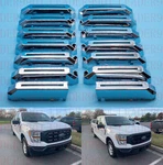 Custom Trim Overlay Xl Sport Grille Fits 2021 2022 Ford F150 Chrome. Fixed Price $65.99.