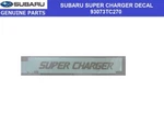 Subaru Super Charger Emblem Sticker Decal 93073TC270 Genuine Parts. Fixed Price $51.50.